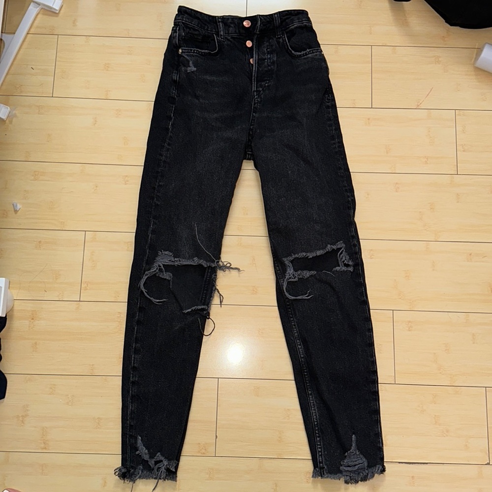 Zara mom jeans